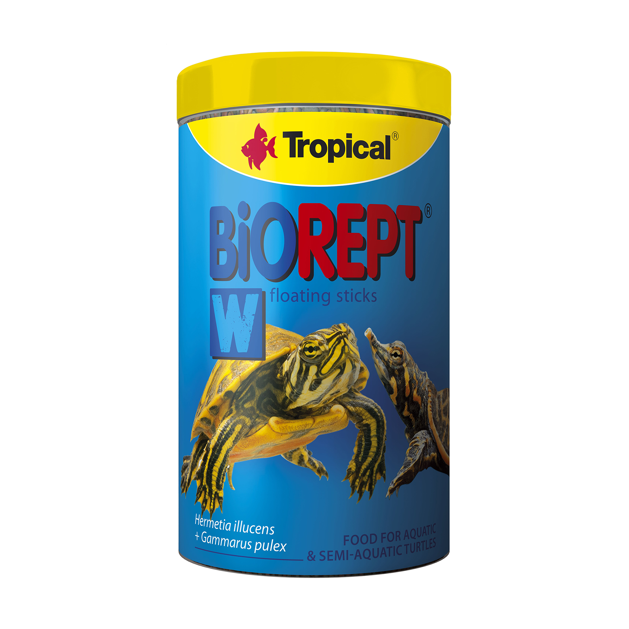 Уцінка! Корм для земноводних та водних черепах Tropical Biorept W, 300 г